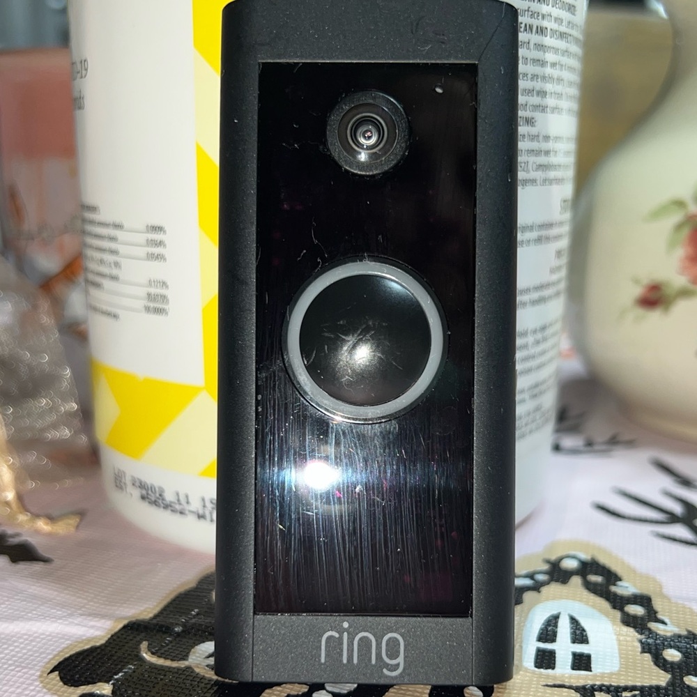 Ring Doorbell Wired Camera w/ Brand New Ring Chime - WiFi Compatible 5AT3T5